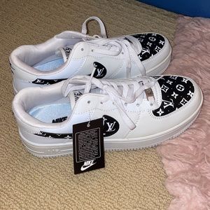 Lous Vuitton custom Nike Air Maxes.